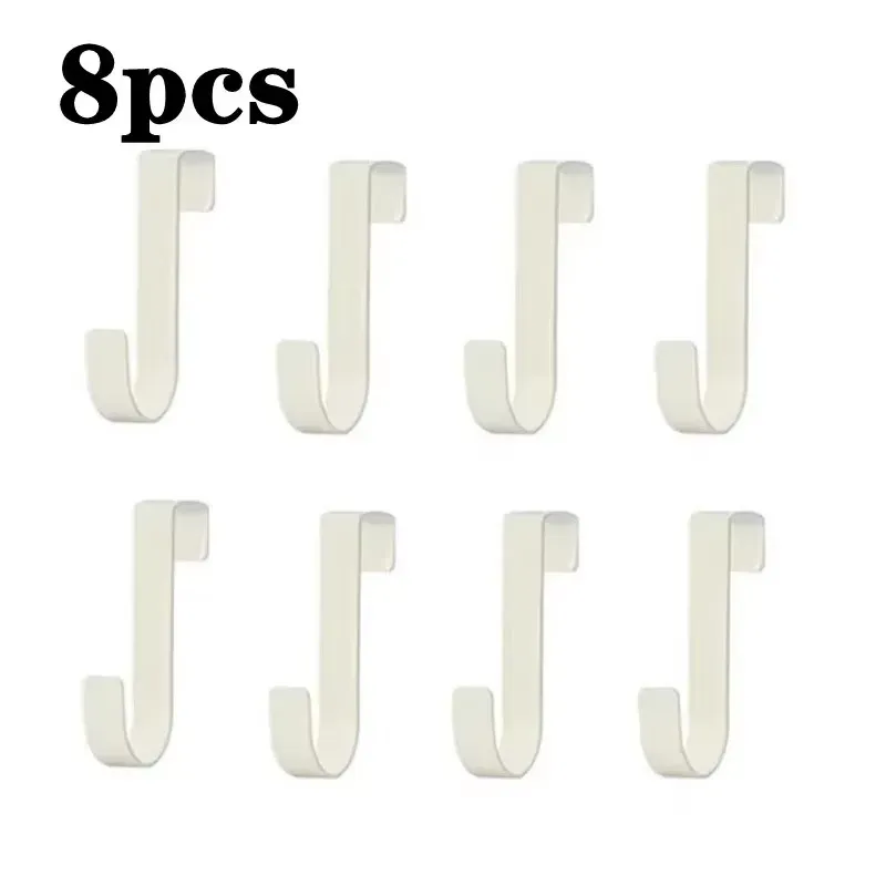 Crochet d'arrière de porte d'armoire de cuisine, support suspendu pour vêtements, manteaux, chapeaux et serviettes, crochet de rangement polyvalent pour la maison 9