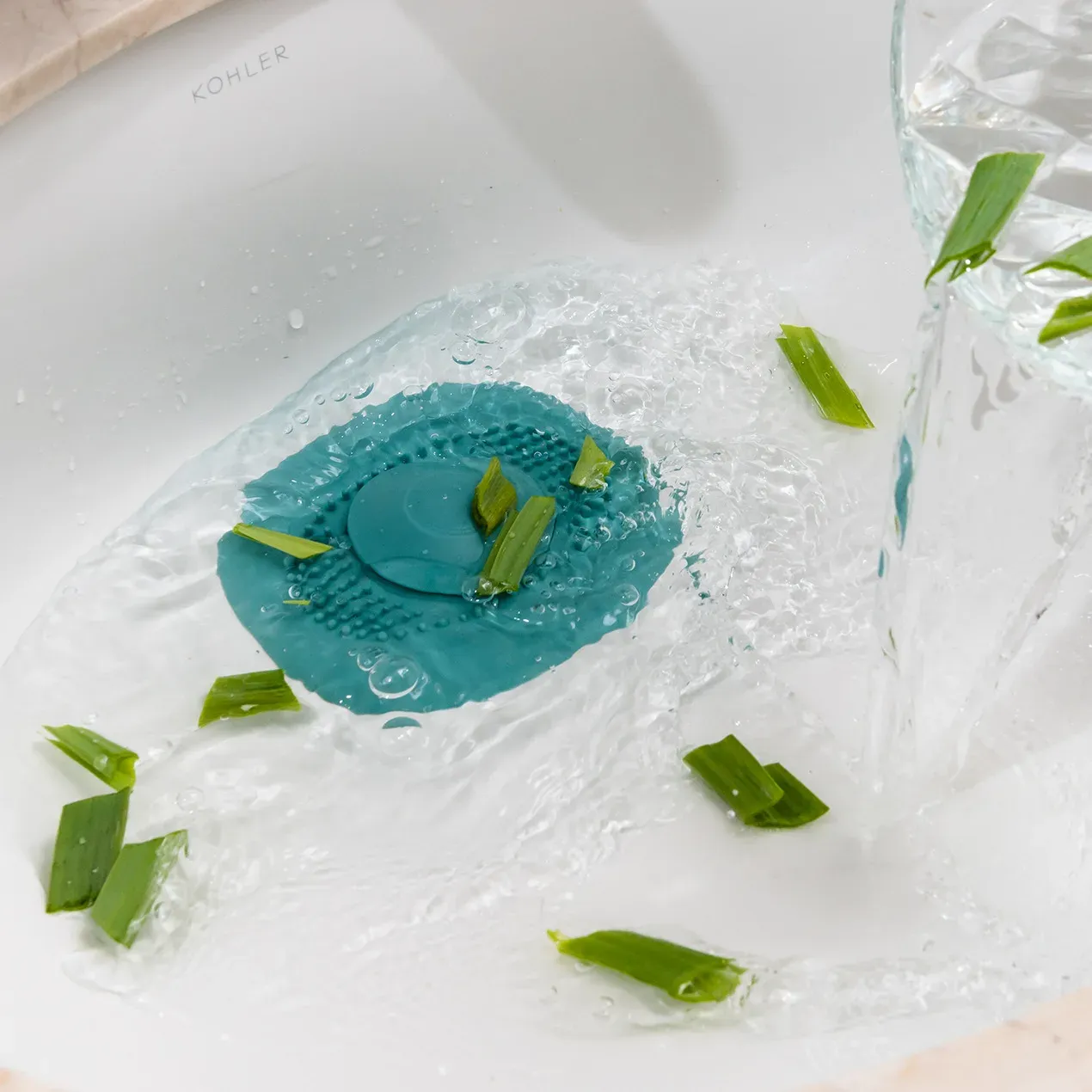 Bouchon de vidange en silicone pour attrape-cheveux de douche et de baignoire 3