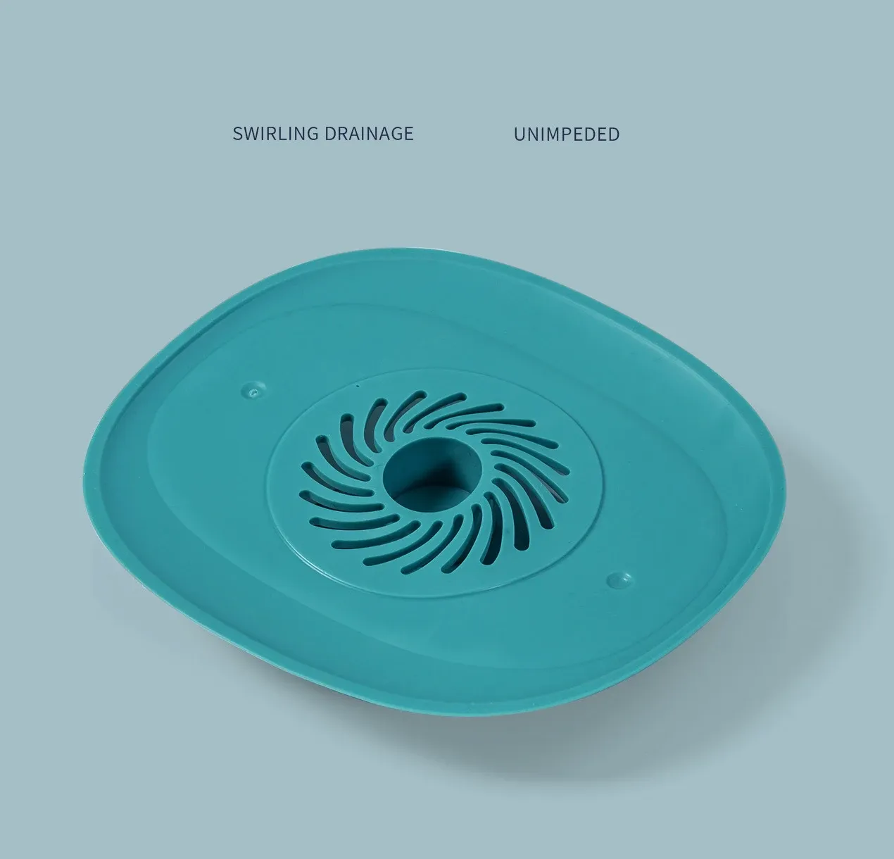 Couvre-vidange en silicone, vue de la texture