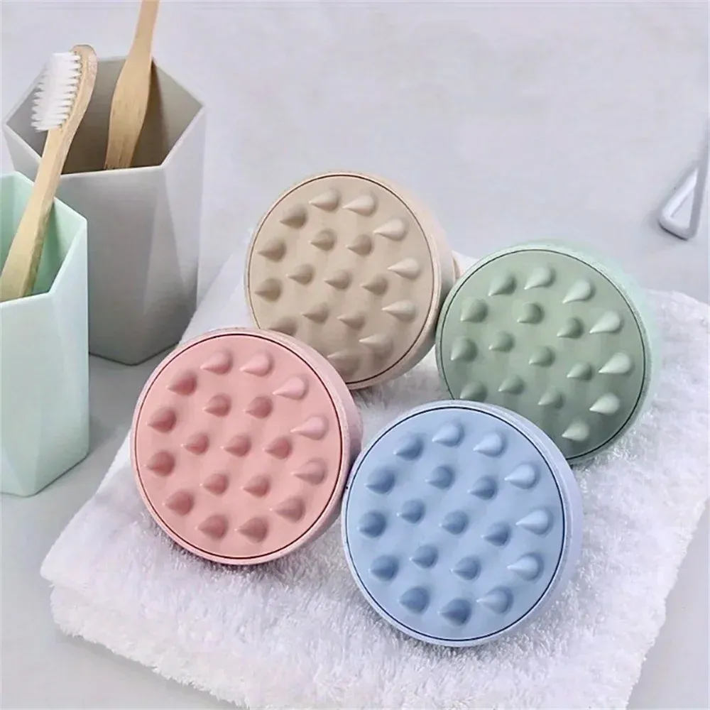 Brosse de massage en silicone, détail des picots