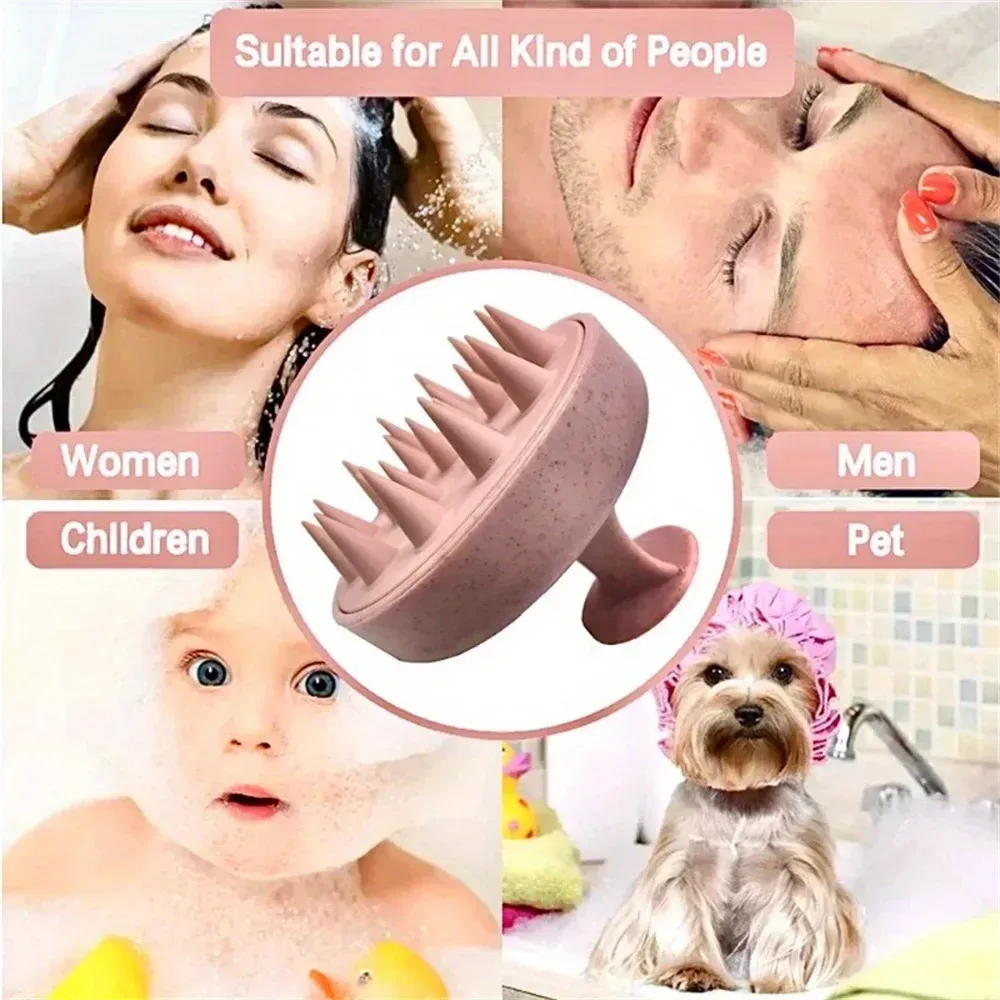 Brosse de massage en silicone, utilisation sous la douche