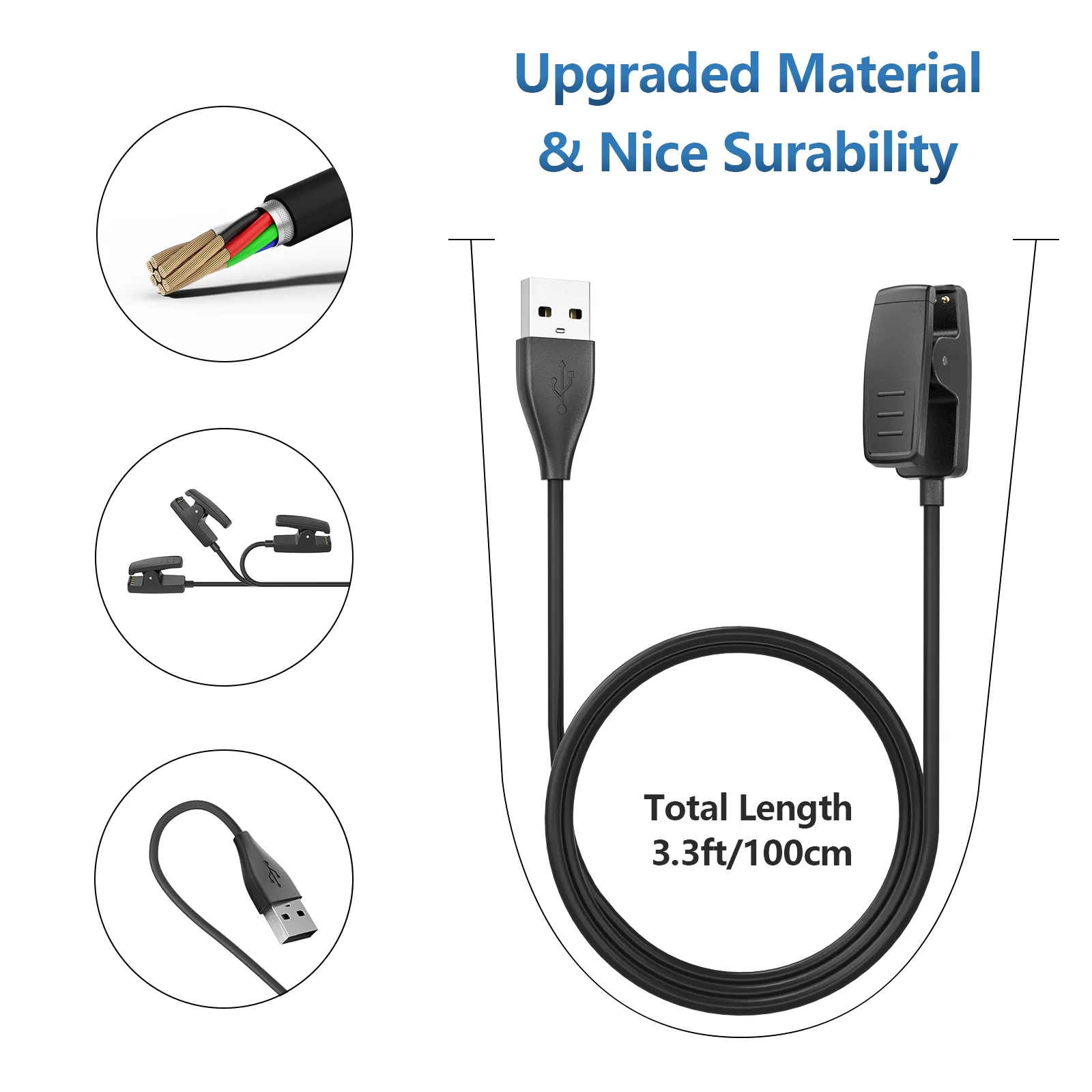 Chargeur Garmin, connectique USB