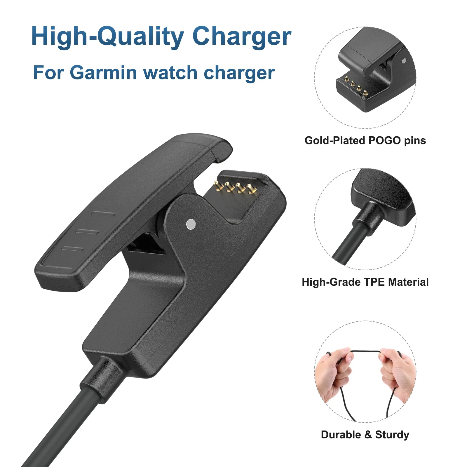 Chargeur Garmin, vue d'ensemble