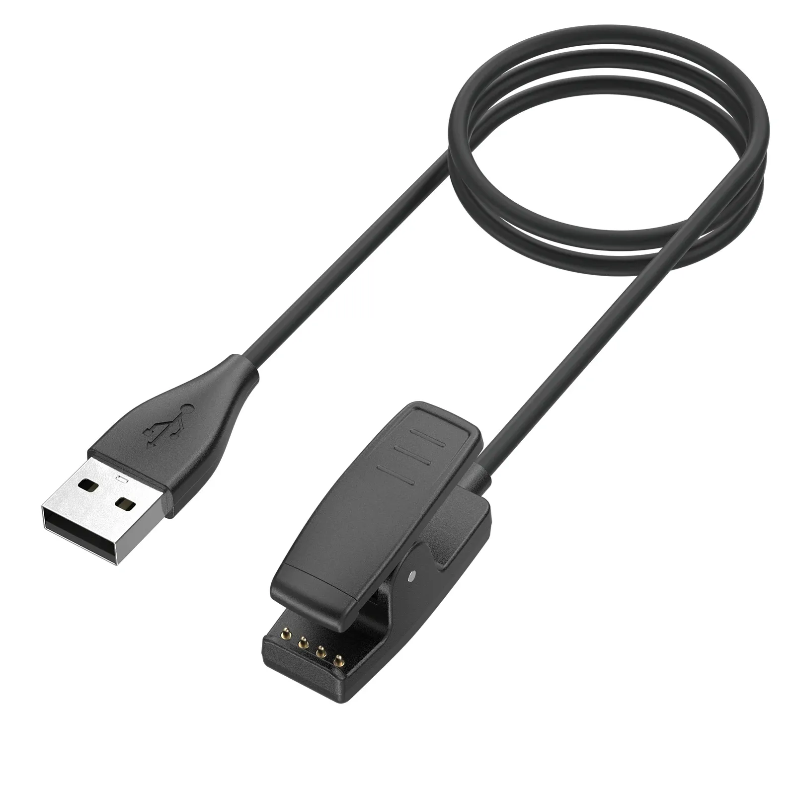 Câble de charge USB 100 cm pour Garmin Forerunner 35, 230, 235, 630, 735XT, 645, Approach G10 et S20, avec berceau à clip 7