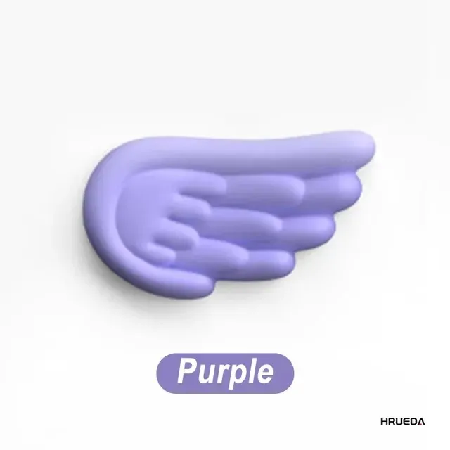 Ensemble clavier et souris ergonomique avec repose-poignets en mousse à mémoire de forme, design aile d'ange 9
