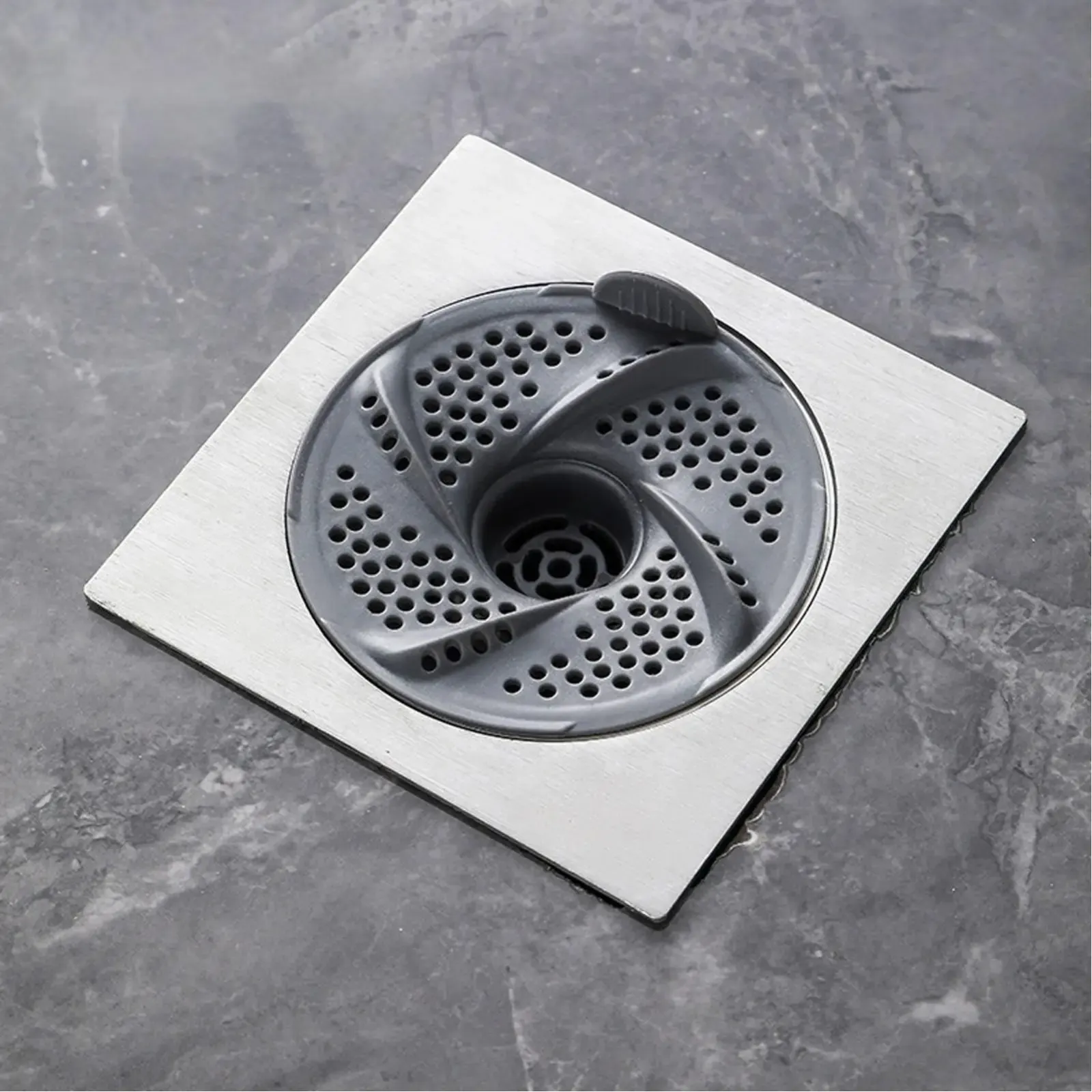 Filtre de vidange anti-cheveux pour douche, finition