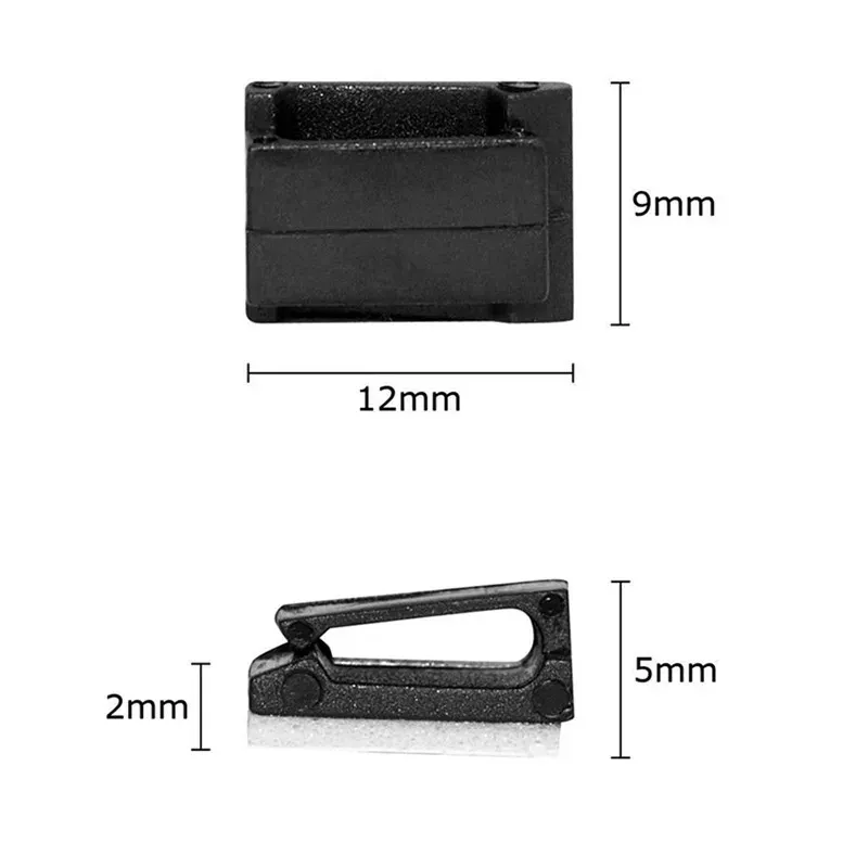 Clip de câble auto-adhésif pour voiture, pince de gestion de fil pour enregistreur de conduite et GPS, organisateur de câbles, fixation de cordon 6