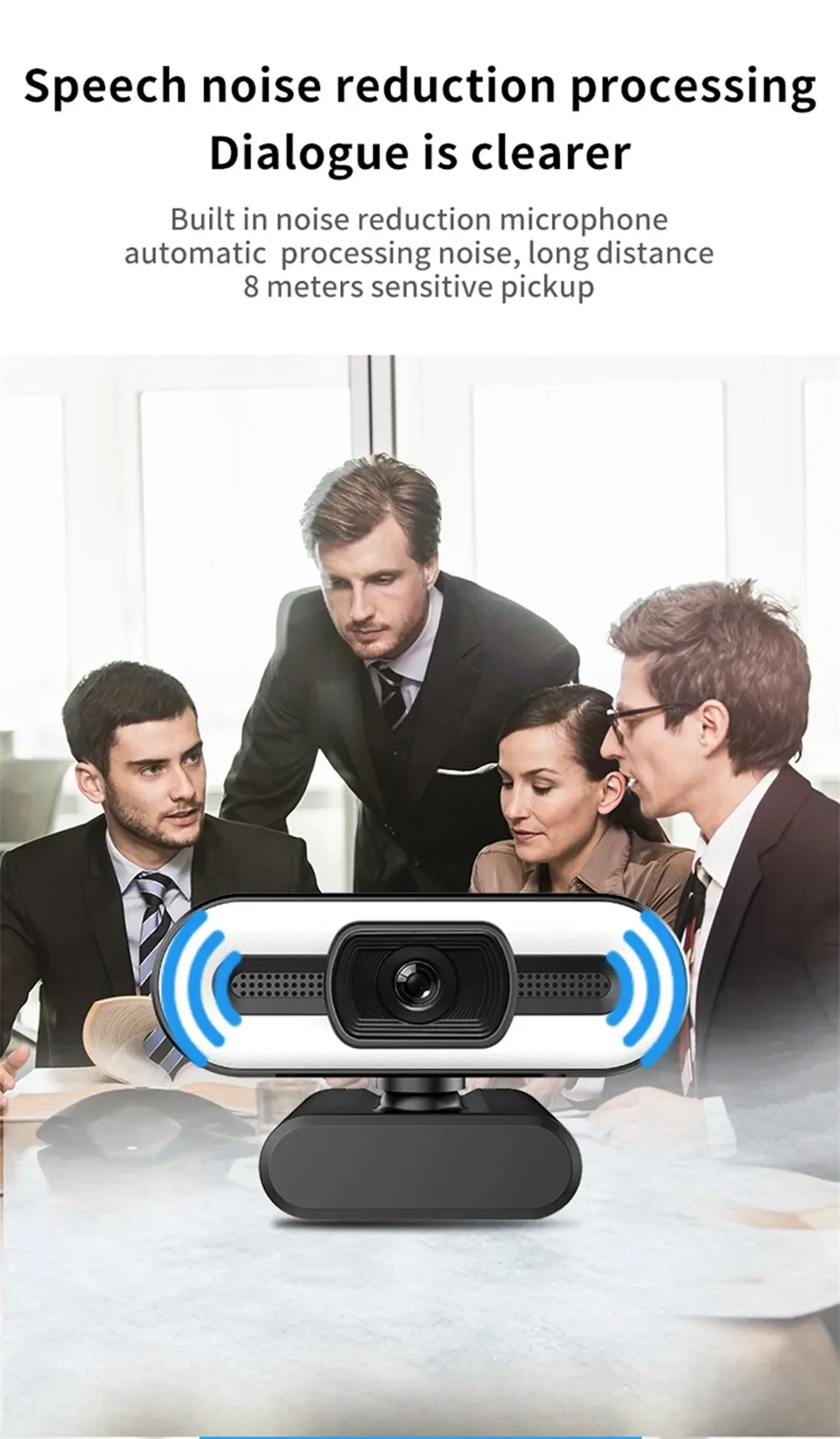 Webcam dans un espace de travail