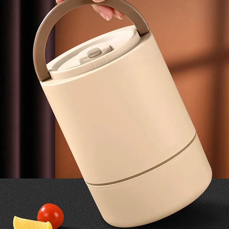 Boîte à lunch empilable en acier inoxydable