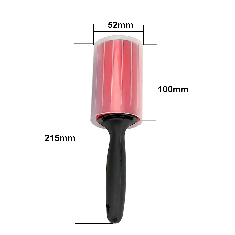 Rouleau adhésif réutilisable et lavable en silicone pour vêtements, livres, poils de chat et de chien 5