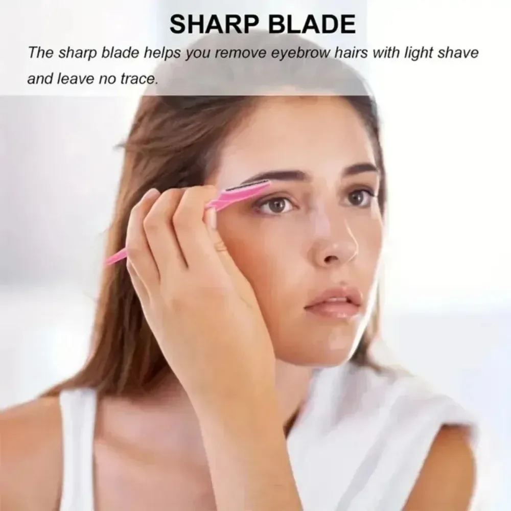 Rasoir à sourcils utilisé pour une mise en forme précise