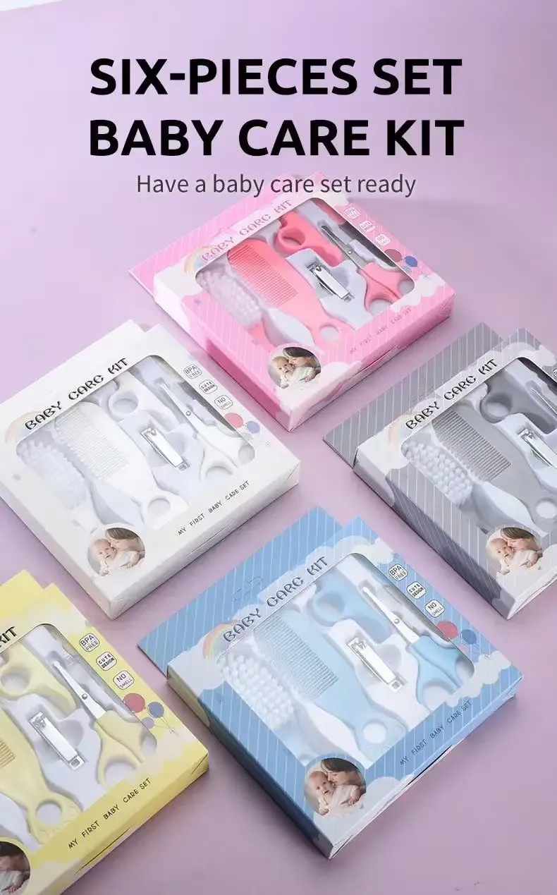 Kit de toilettage bébé en situation d'utilisation