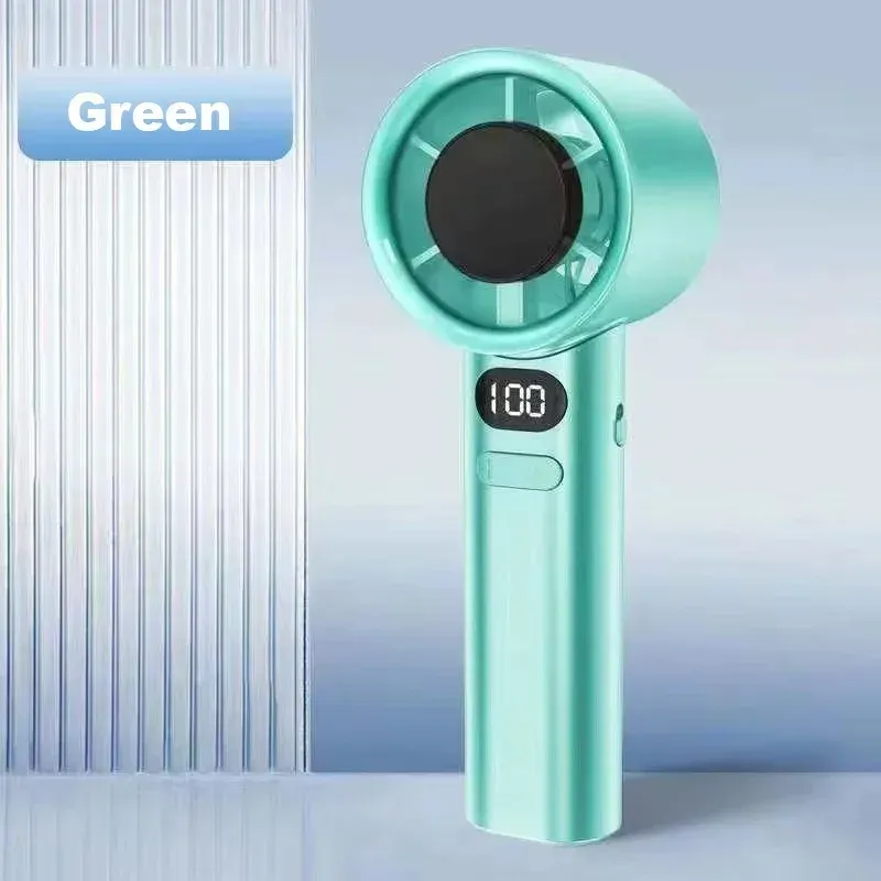 Mini ventilateur portatif silencieux, 4 vitesses réglables, avec affichage de la puissance 9