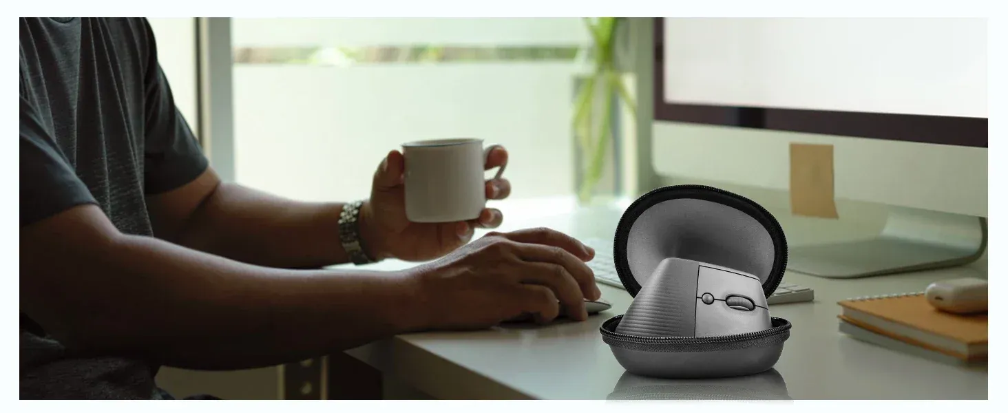 Étui de protection pour souris Logitech Lift, vue finale