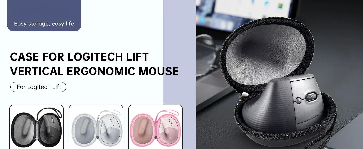 Étui de protection pour souris Logitech Lift, vue principale