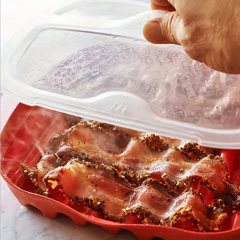 Grille à bacon pour micro-ondes, 1 pièce 5