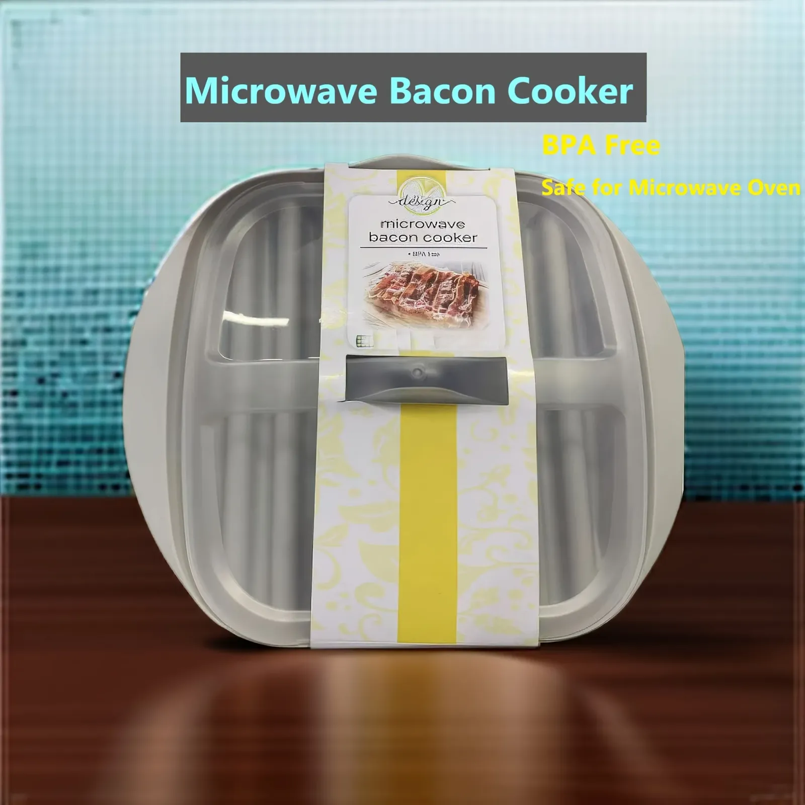 Grill à bacon pour micro-ondes, vue d'ensemble