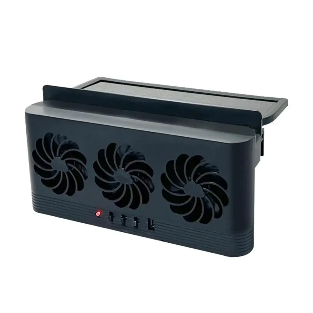 Ventilateur solaire de voiture, vue détaillée