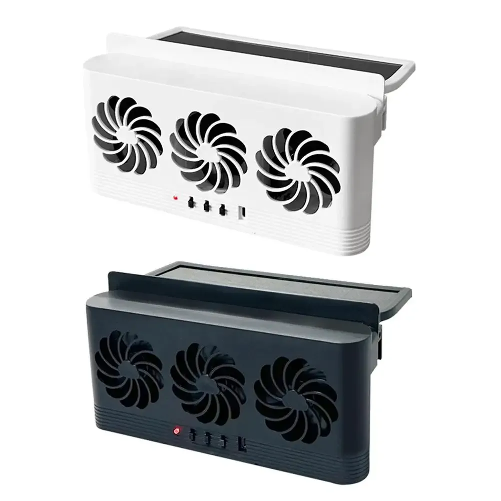 Ventilateur solaire de voiture, vue détaillée