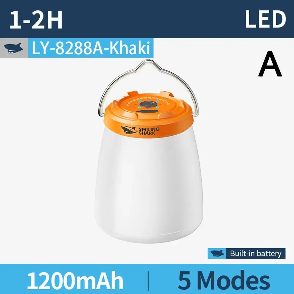 Lanterne de camping LED rechargeable étanche avec crochet, lumière de tente portable, veilleuse de secours et éclairage de camping extérieur 8