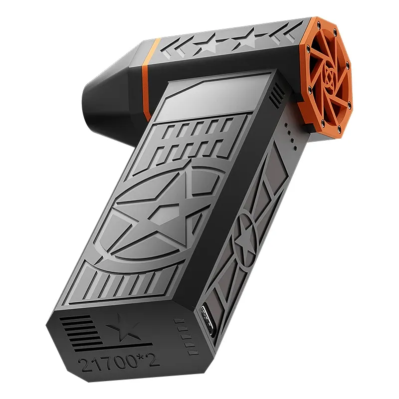 Ventilateur turbo sans balais Fiizreal X50 240 W, 57 m/s, double batterie 8000 mAh, buse magnétique, recharge USB-C 15 W 3