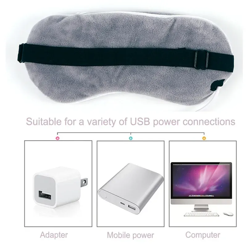 Masque pour les yeux à vapeur chauffante USB, détail du design