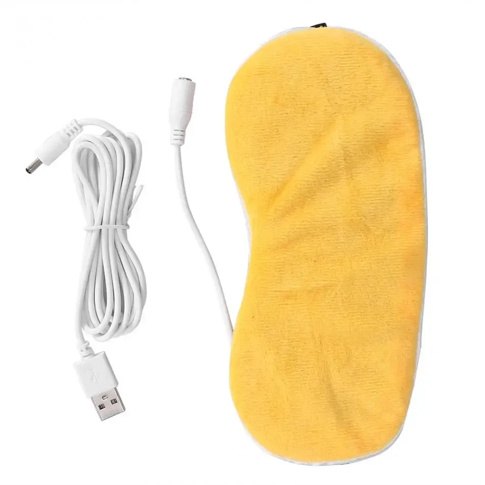 Masque chauffant à vapeur USB pour les yeux, idéal pour le voyage et la détente, réduit les cernes et soulage la fatigue oculaire 8