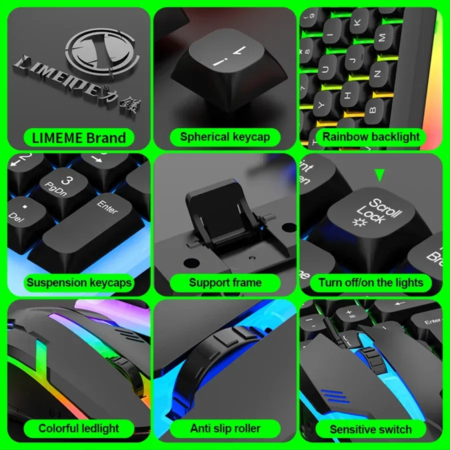 Vue d'ensemble du clavier et de la souris