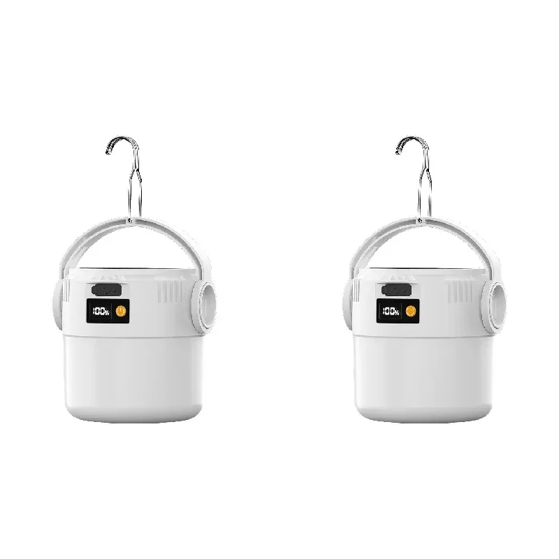Lanterne solaire de camping rechargeable par USB, portable et étanche, éclairage d'urgence pour la randonnée et le camping sous tente 8