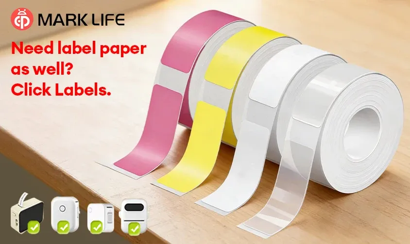 Imprimante d'étiquettes portable Marklife P15 Mini