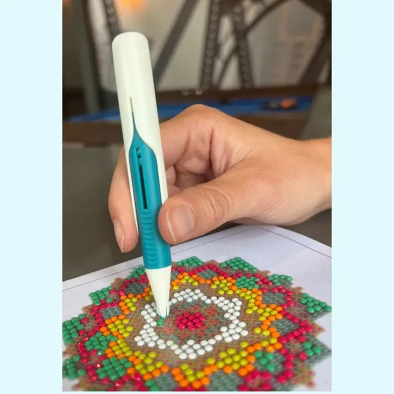 Motif réalisé avec les perles rondes