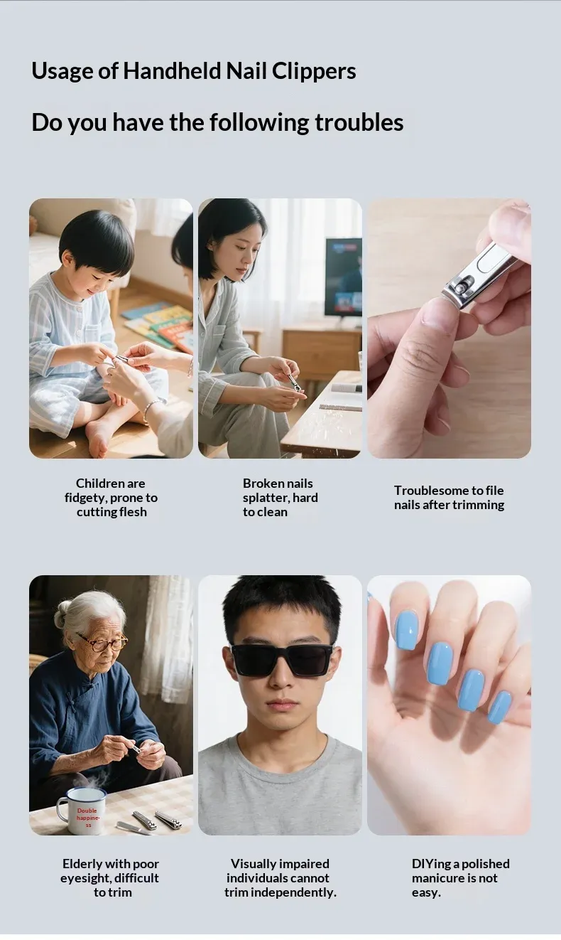 Détail du coupe-ongles électrique