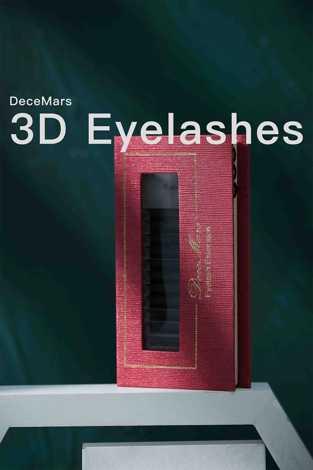 Extensions de cils 3D DeceMars en forme de W, vue principale