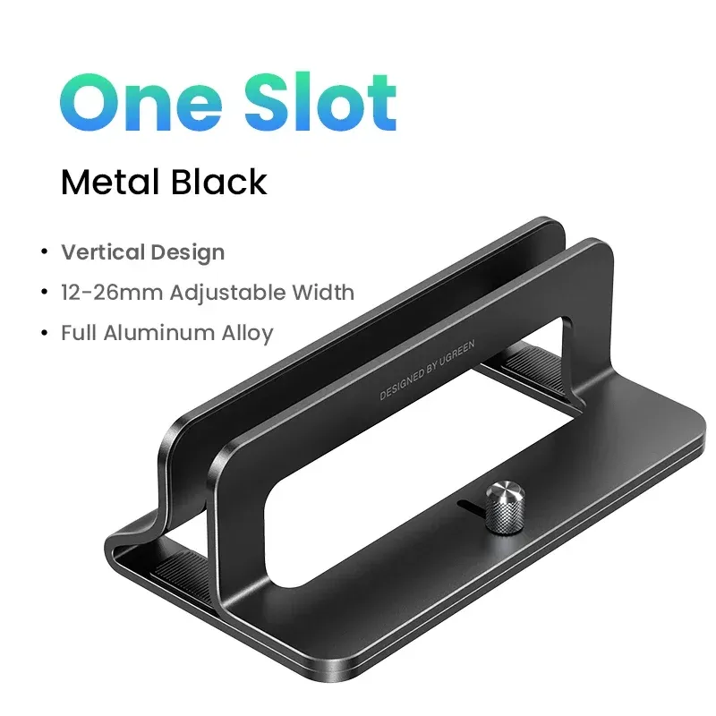 UGREEN – Support vertical pliable en aluminium pour ordinateur portable, compatible MacBook Air, MacBook Pro et PC jusqu'à 17 pouces 7
