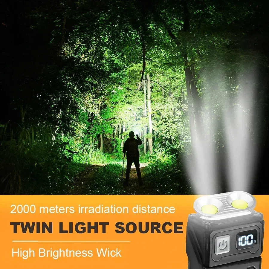 Lampe de poche LED en situation