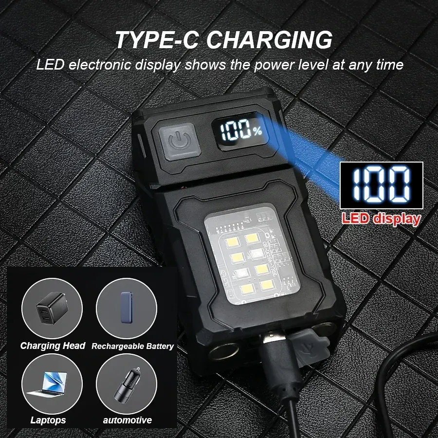 Lampe de poche LED avec clip