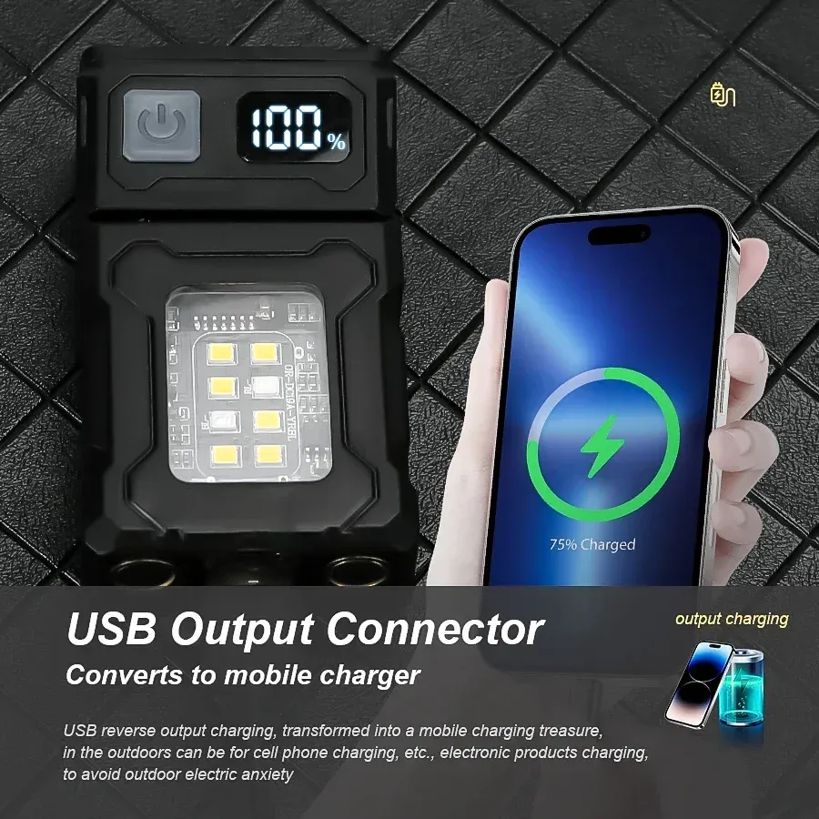 Lampe de poche LED magnétique