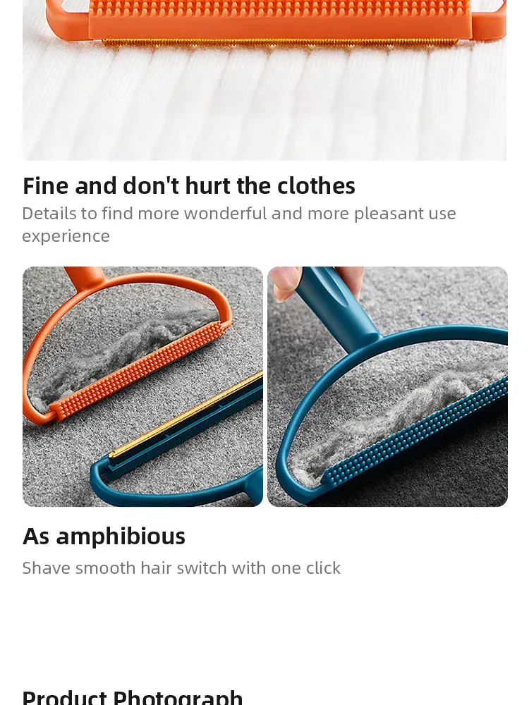 Rasoir portatif à peluches pour vêtements, résultat du nettoyage