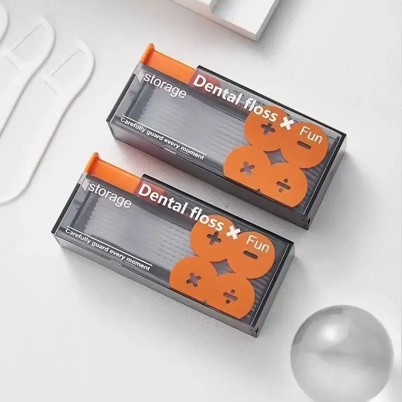 Distributeur automatique de fil dentaire à ouverture pop-up avec 10 recharges, boîte de rangement portable pour l'hygiène bucco-dentaire 3