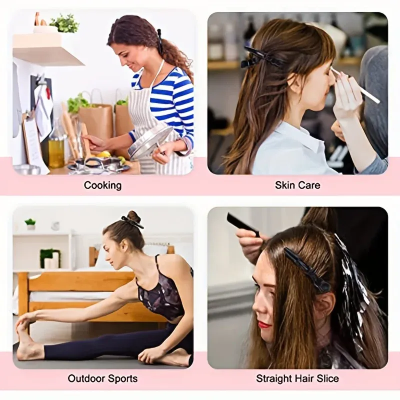 Pinces crocodile professionnelles en plastique pour salon de coiffure, lot de 5 à 30 pièces 5