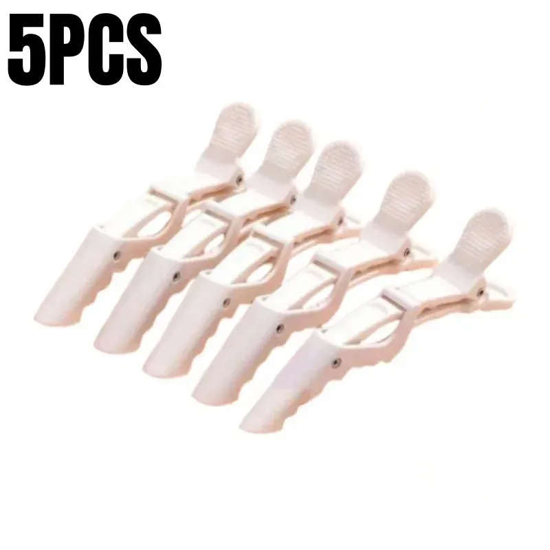 Pinces crocodile professionnelles en plastique pour salon de coiffure, lot de 5 à 30 pièces 17