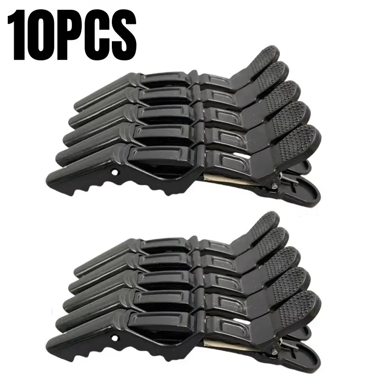 Pinces crocodile professionnelles en plastique pour salon de coiffure, lot de 5 à 30 pièces 15