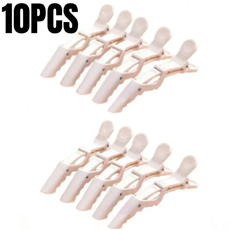 Pinces crocodile professionnelles en plastique pour salon de coiffure, lot de 5 à 30 pièces 16