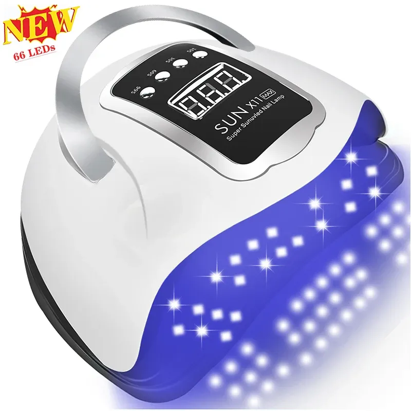 Kit d'extension d'ongles en gel Poly avec lampe UV, gel à paillettes et outils de manucure 3