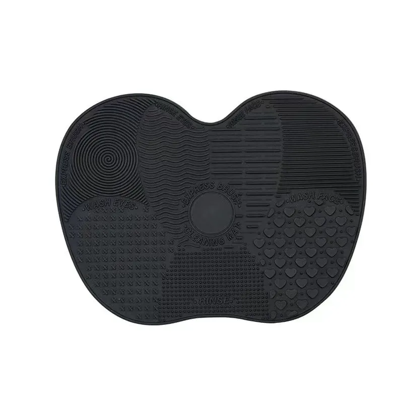 Tapis de nettoyage en silicone coloré pour brosses de maquillage, planche à récurer pour pinceaux cosmétiques et fond de teint 11