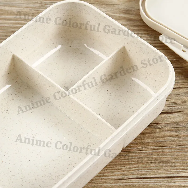 Vue détaillée du motif dessin animé de la boîte à bento
