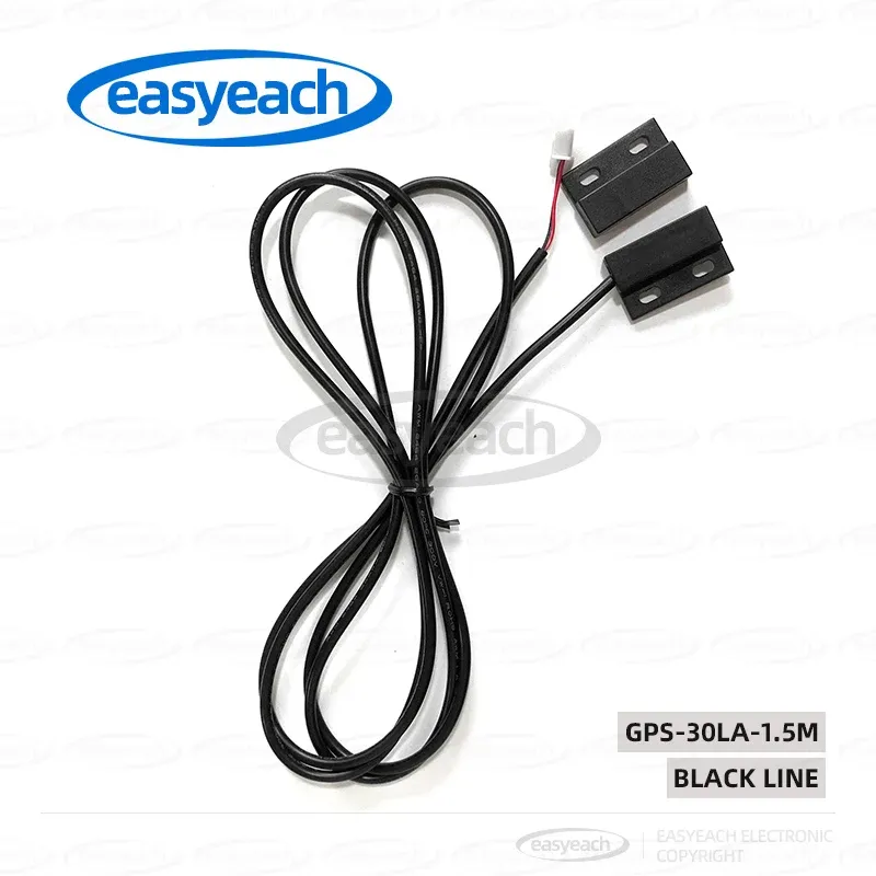 Capteur magnétique de porte filaire GPS-30, câble 5 m, détecteur d'ouverture pour porte de garage et porte roulante, interrupteur étanche pour usage extérieur 10