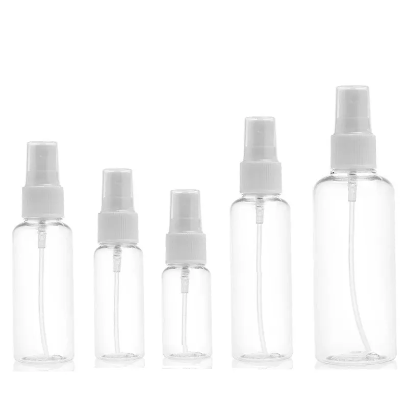 Détail du flacon vaporisateur transparent pour parfum