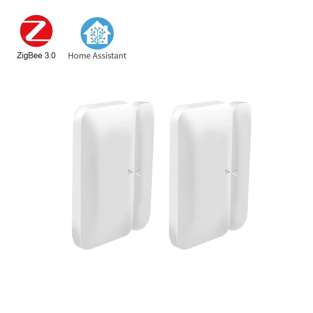 Capteur de porte et fenêtre sans fil Tuya Zigbee, détecteur d'ouverture compact pour la maison connectée, compatible Alexa 7