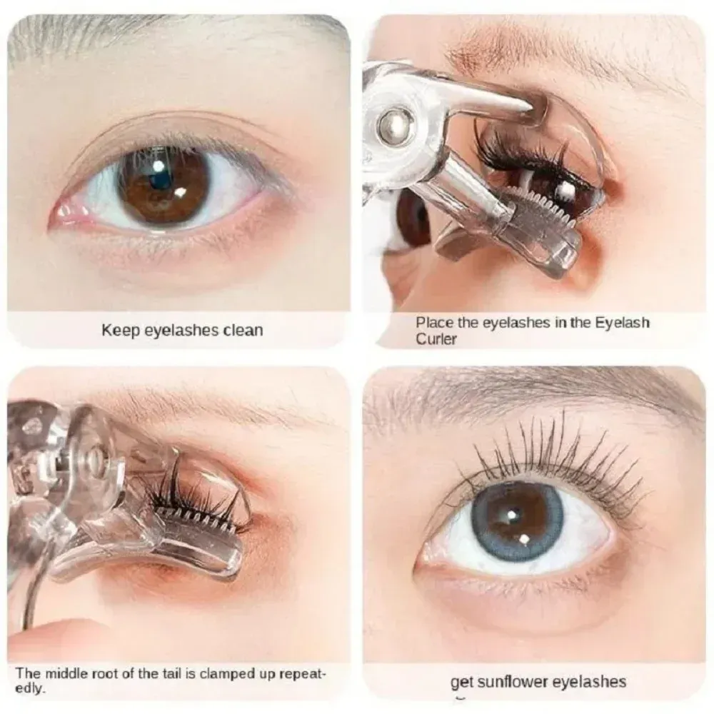 Recourbe-cils à double usage en situation, pour un recourbement naturel